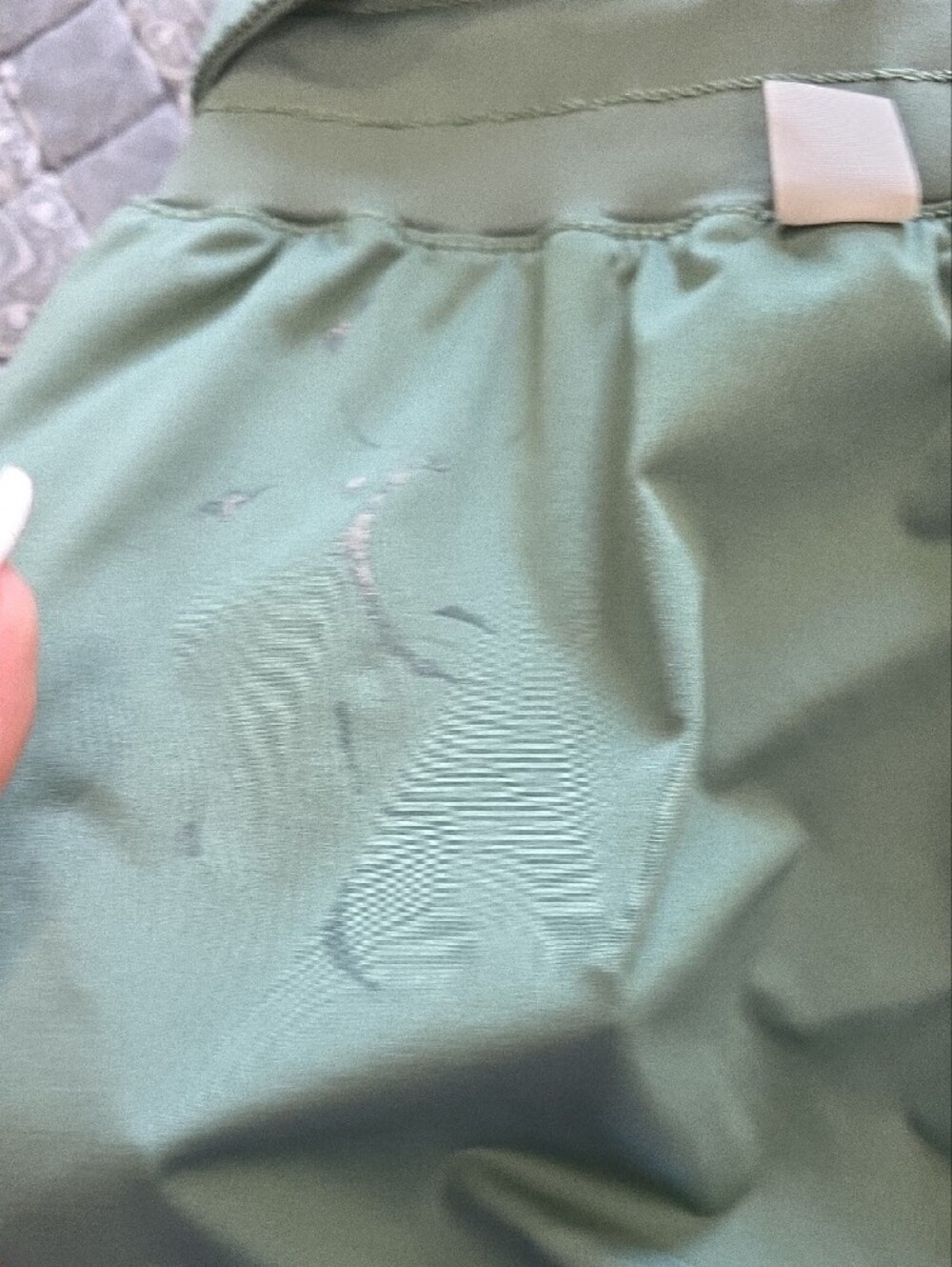 lululemon athletica Sage Green Elastic-Waist Athletic Shorts - Picture 6 of 8
